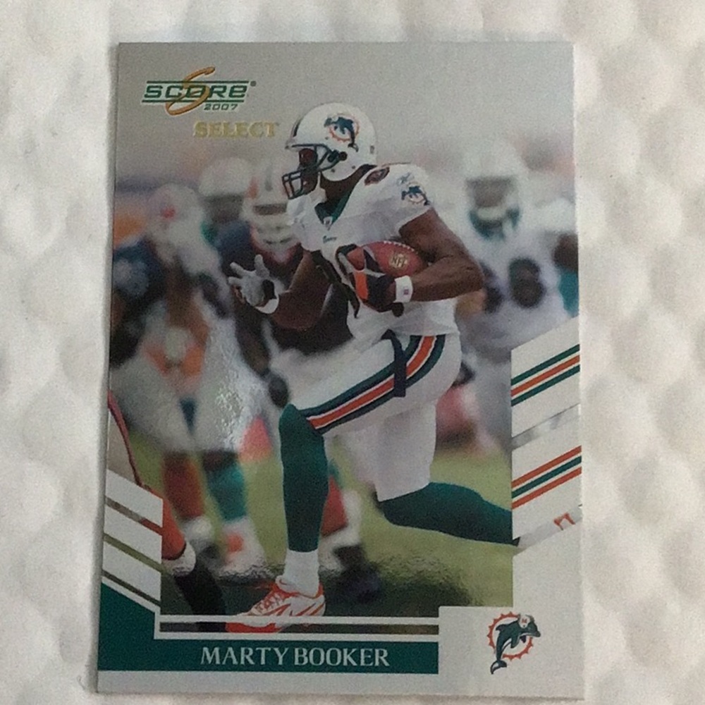 Miami Dolphins Marty Booker Football Card, 2007